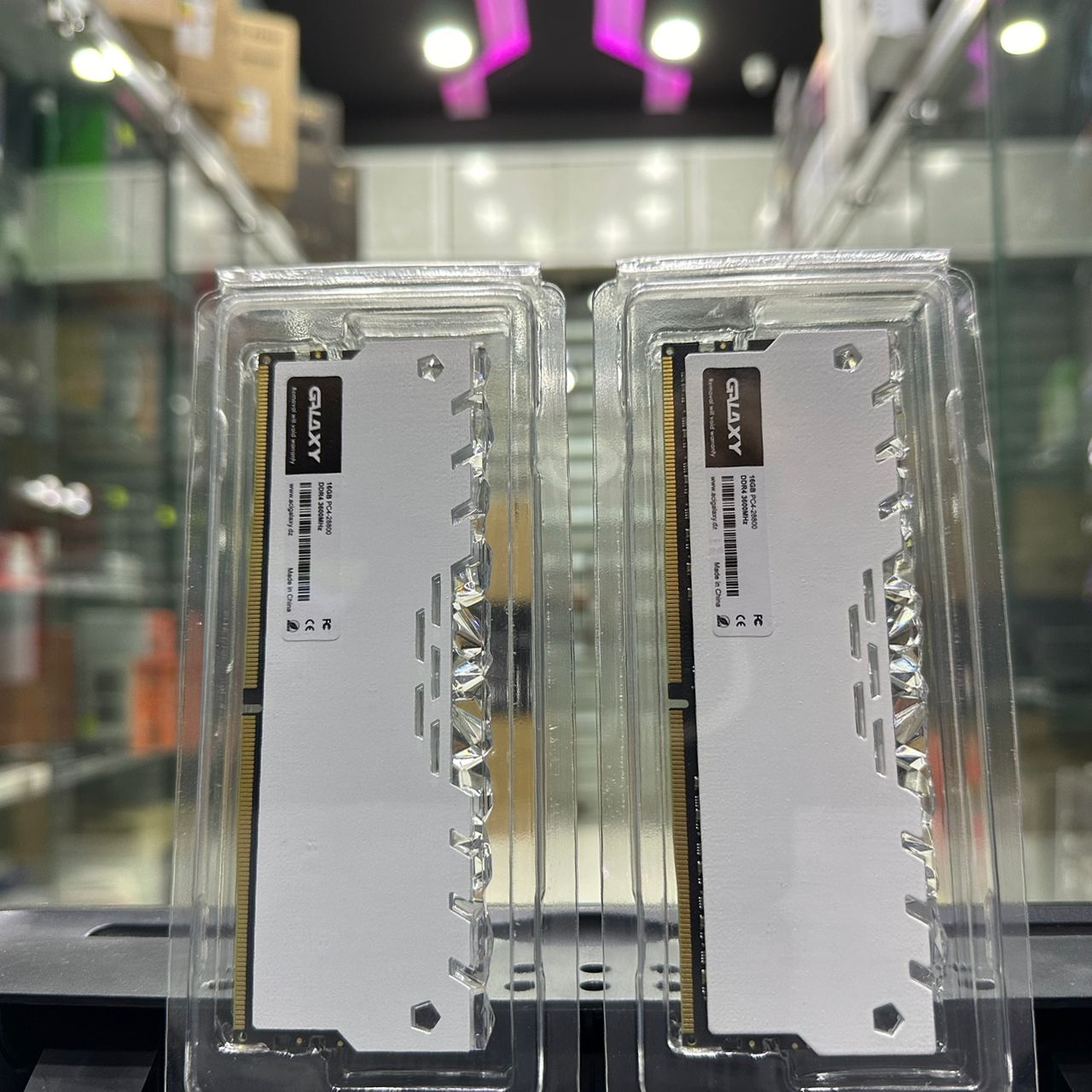 RAM DDR4 GALAXY 16GB 3600 MHZ RGB WHITE